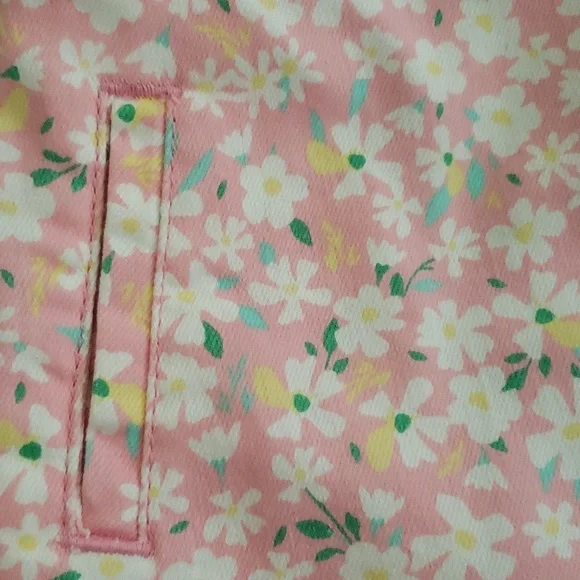 Little Girls Floral Overall dress NWT - Picture 2 of 3